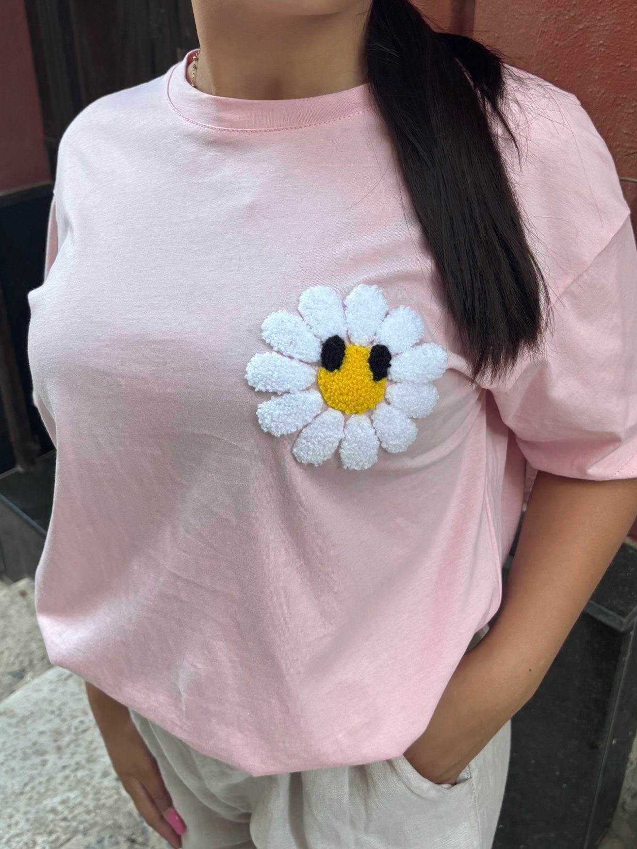 Pink t-shirt