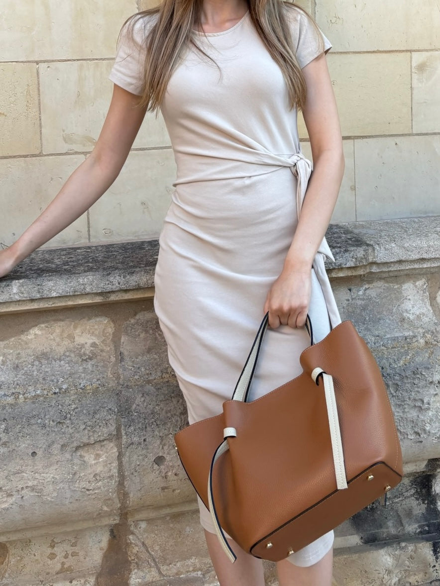 Lily-  beige dress